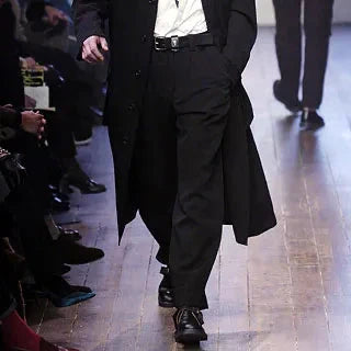Yohji Yamamoto Pour Homme Straight Runway Wool Trousers - AW05