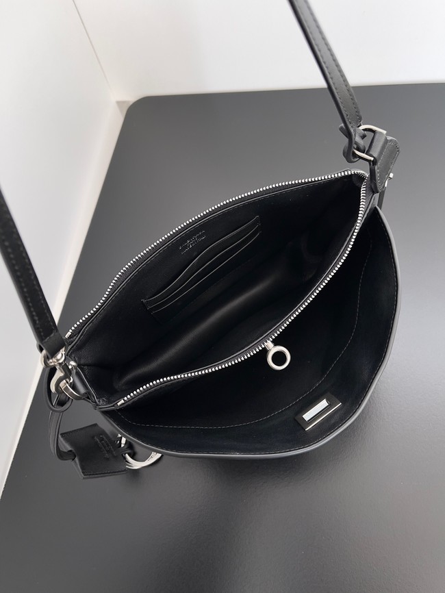 Balenciaga Rodeo Mini Handbag smooth calfskin 795455 black&Silver