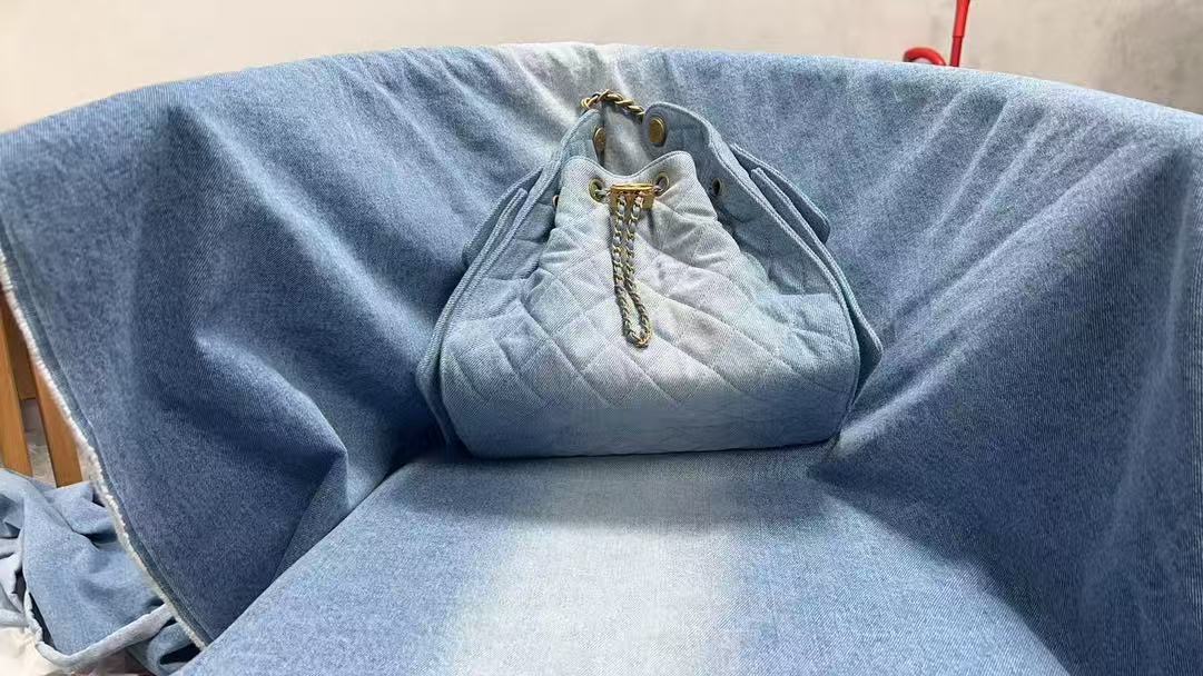 Chanel Denim HOBO BAG AS5311 blue