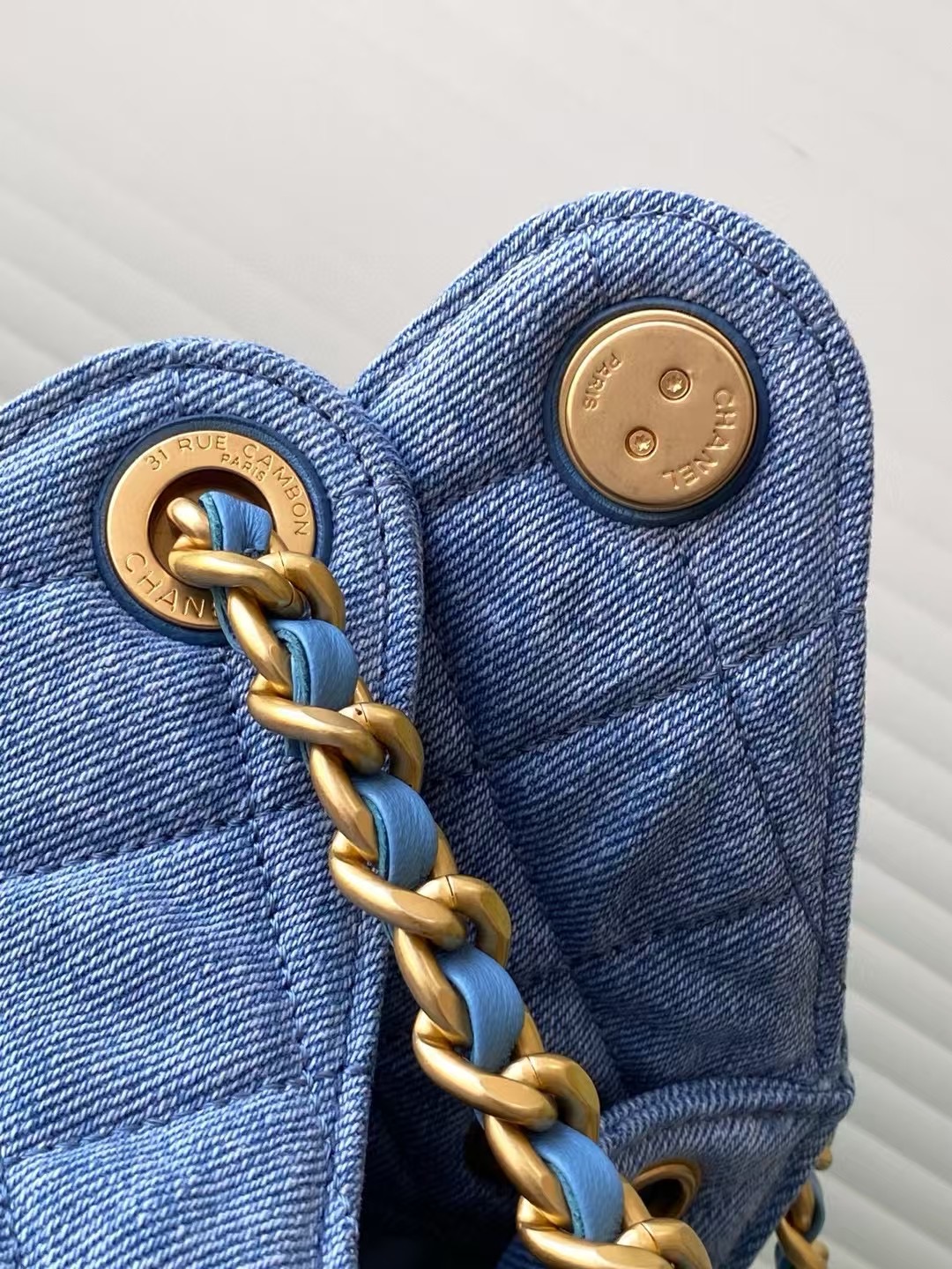 Chanel Denim HOBO BAG AS5311 blue