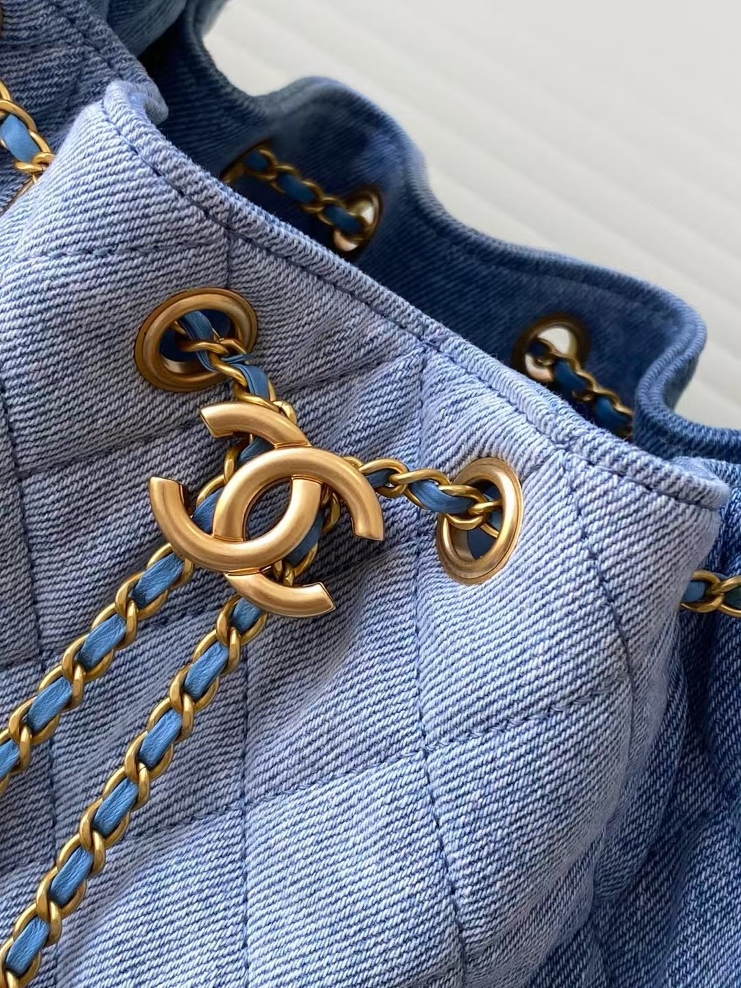 Chanel Denim HOBO BAG AS5311 blue