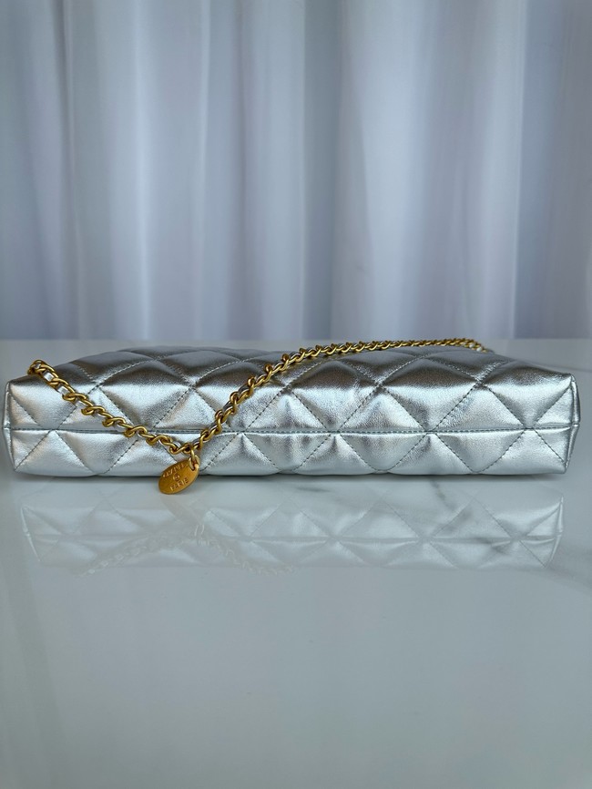 Chanel Medium HOBO BAG AS5498 Silver