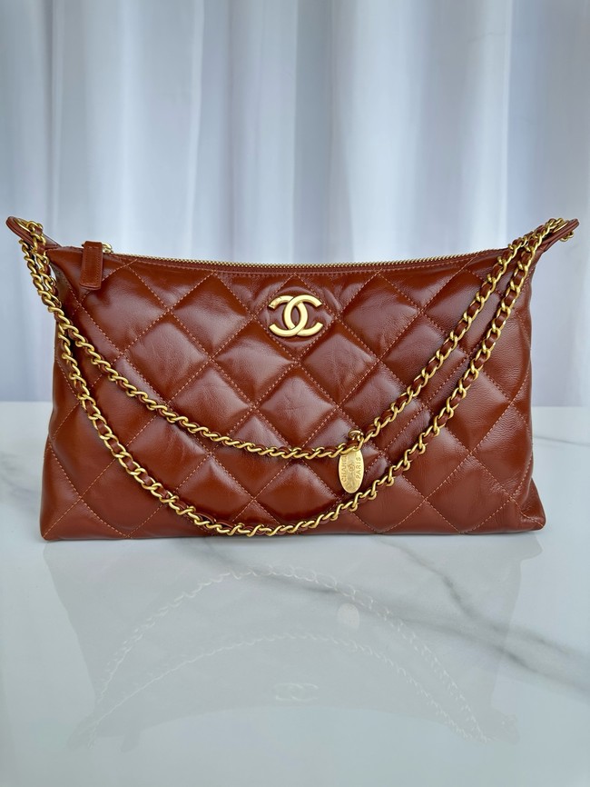 Chanel Medium HOBO BAG AS5498 red
