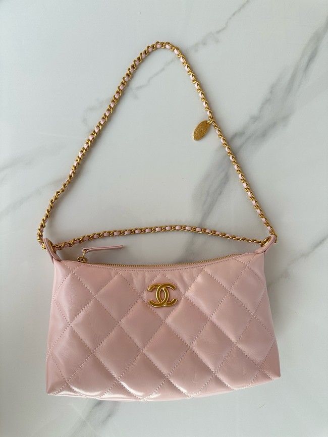 Chanel small HOBO BAG AS5528 pink