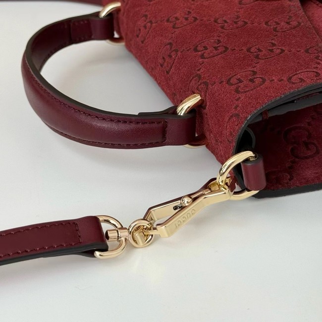 GUCCI DIONYSUS MINI TOP HANDLE BAG 813400 red