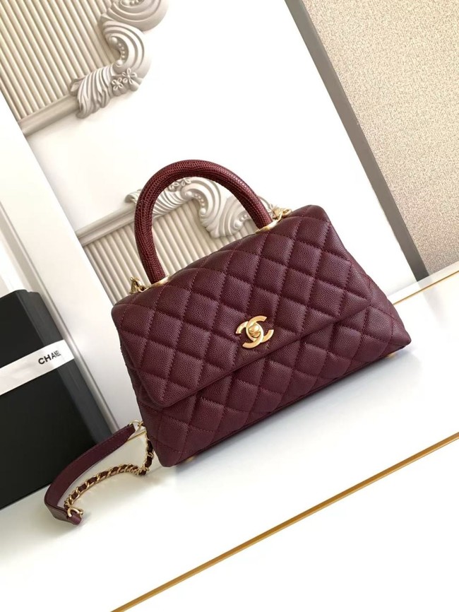 Chanel FLAP BAG WITH TOP HANDLE 92990-7