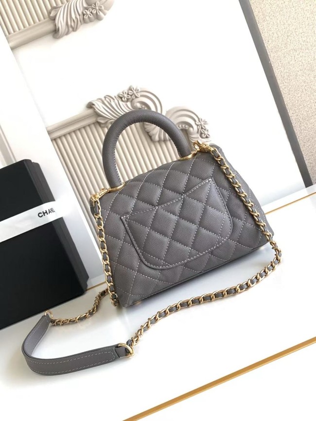 Chanel MINI FLAP BAG WITH TOP HANDLE AS2215-16