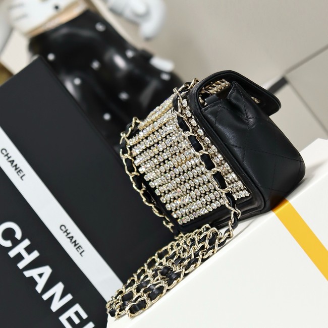 Chanel Mini flap bag AS4961 black&gold
