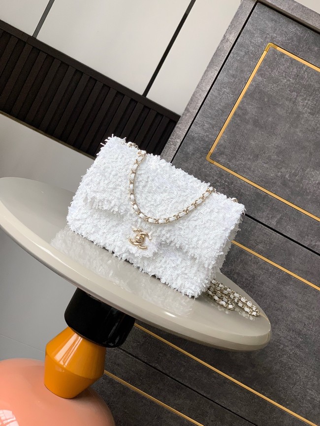 Chanel FLAP BAG AS4561 white