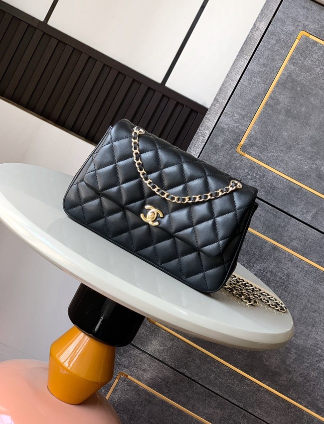 Chanel CLASSIC Original Lambskin 11.12 HANDBAG AS6565 black