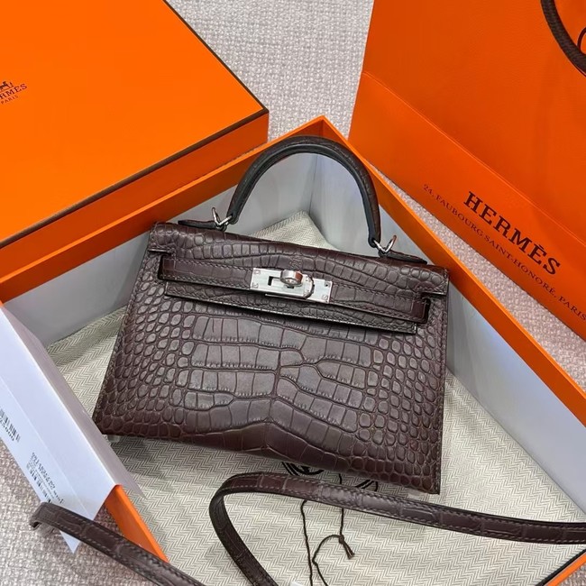 Hermes Kelly Shoulder Bags Nile crocodile leather KL2766-4