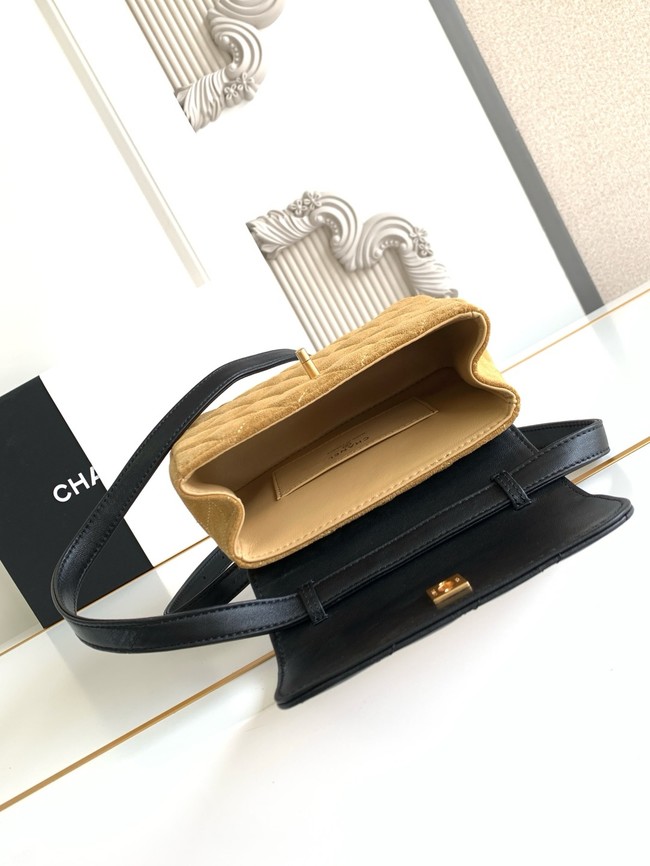 Chanel MINI FLAP BAG AS4679 TAN