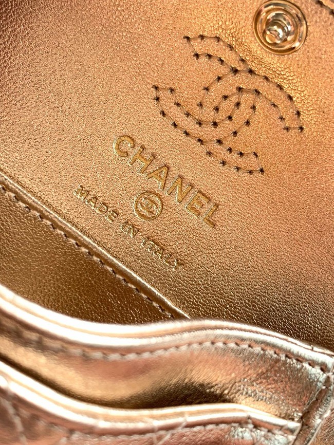 Chanel Classic Mini Bag with hook AP4760 gold