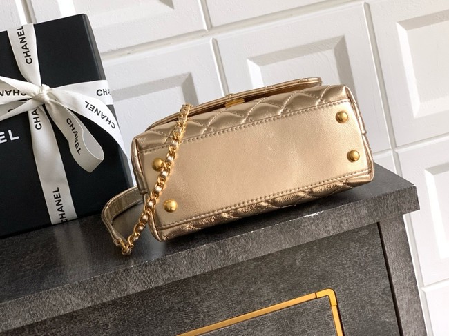 Chanel FLAP BAG WITH TOP HANDLE 92990-18