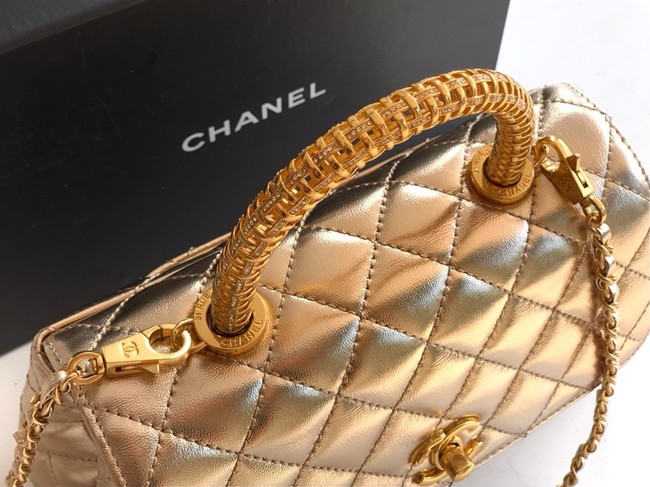 Chanel LARGE FLAP BAG WITH TOP HANDLE 92991-18