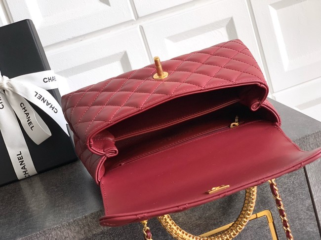 Chanel LARGE FLAP BAG WITH TOP HANDLE 92991-20