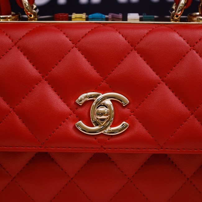 CHANEL mini Flap Bag With Top Handle 4654-6