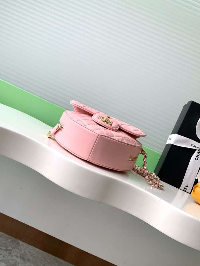 CHANEL Heart Bag AS5764 pink