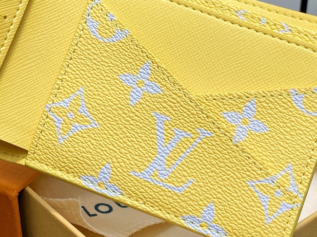 Louis Vuitton Multiple Wallet M14694 White&Yellow