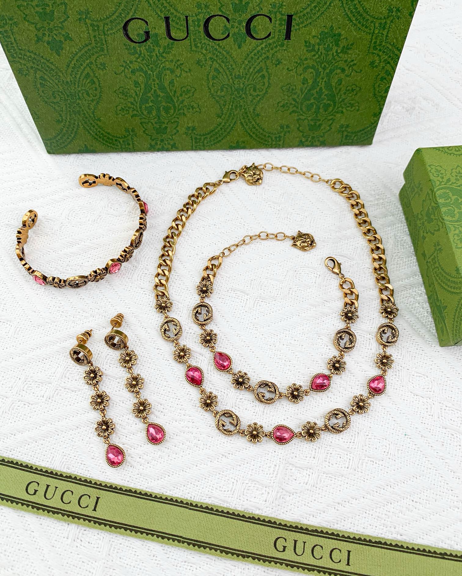 Gucci necklace&Earring&Bracelet CE81077