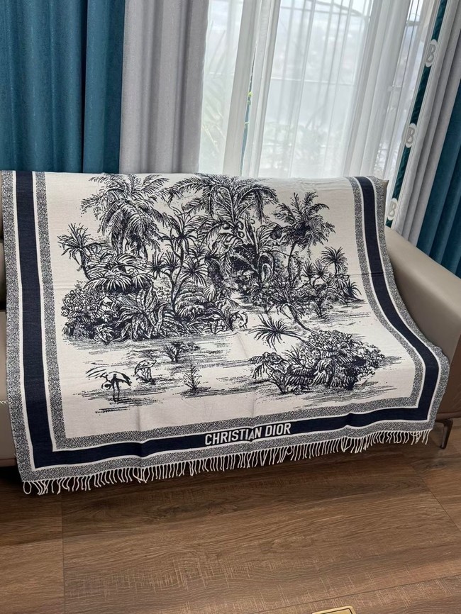 Dior Oblique Poncho Cashmere  21DOB3