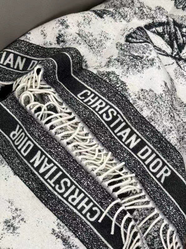 Dior Oblique Poncho Cashmere 21DOB8