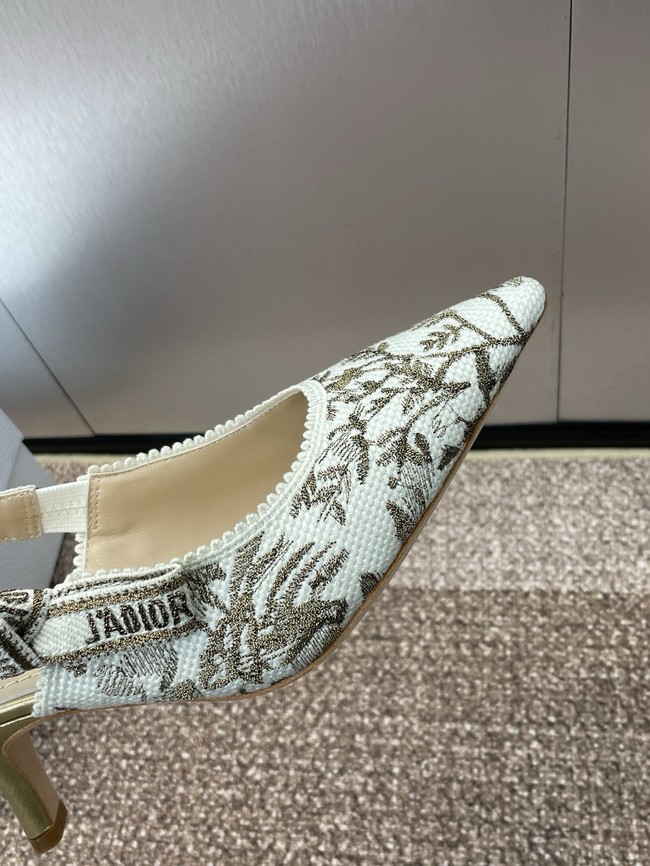 JAdior Slingback Pump Cotton Embroidered KCV367DLN-2