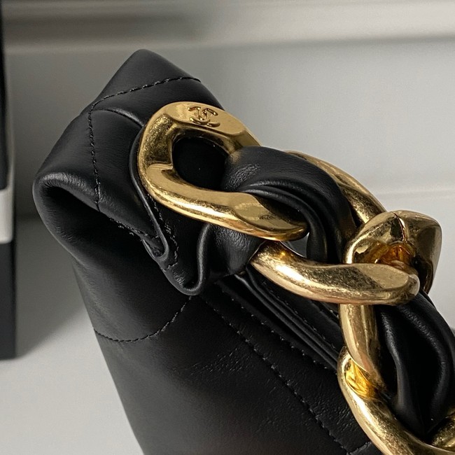 Chanel Hobo Handbag AS5837 black