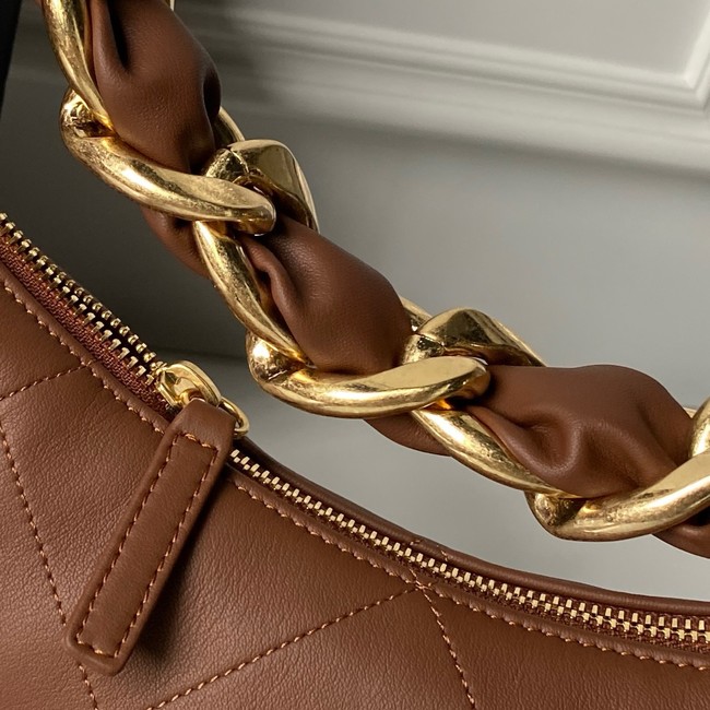 Chanel Hobo Handbag AS5837 tan