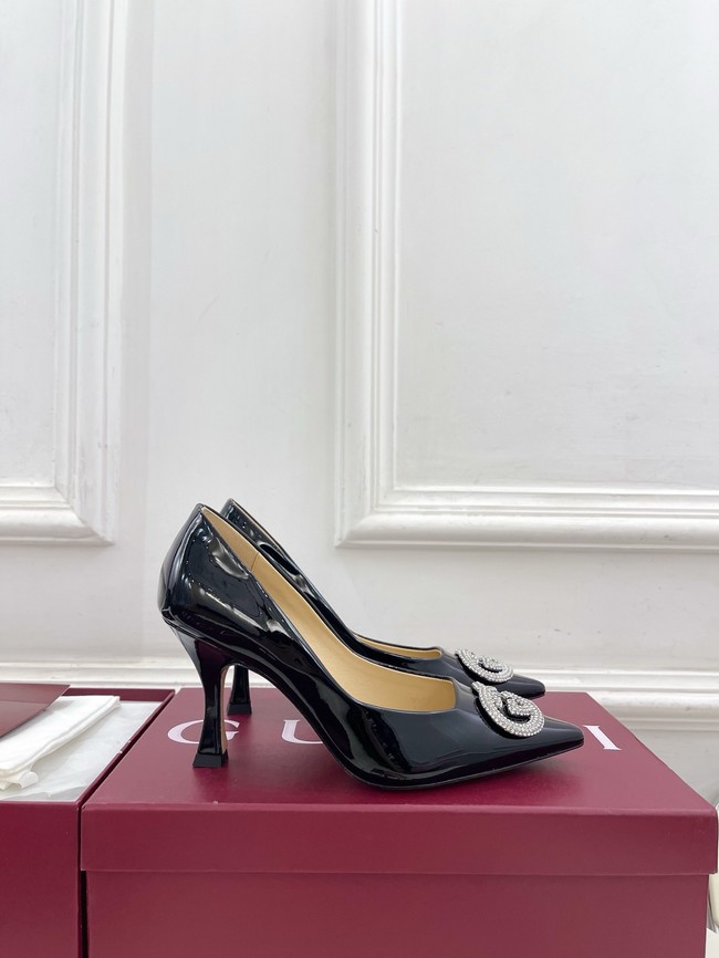 Gucci Womens pump with crystal Interlocking G 852995 -2