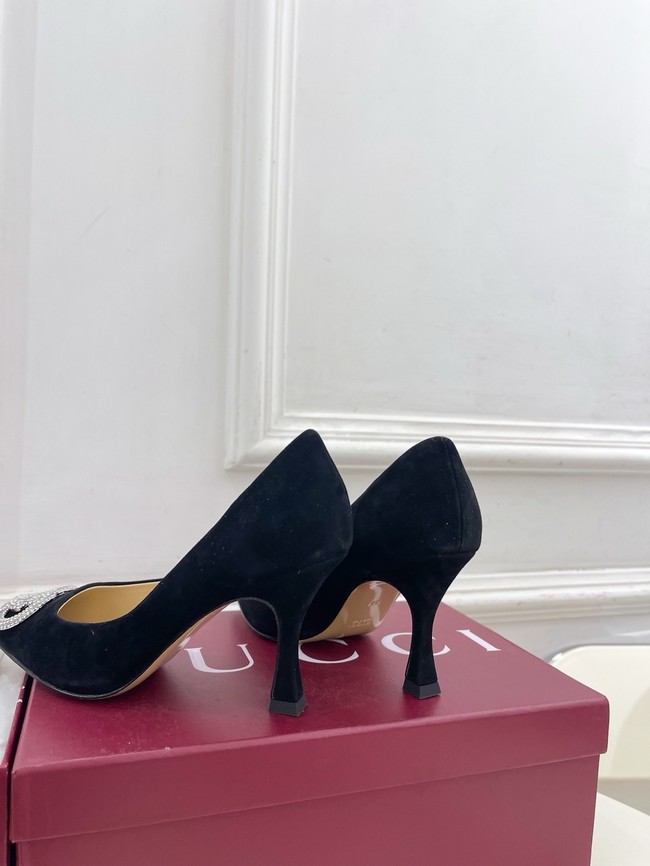 Gucci Womens pump with crystal Interlocking G 852995 -8