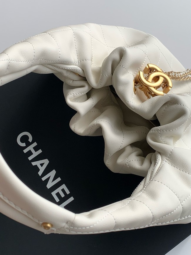 CHANEL Hobo Handbag AS5976 Light Beige