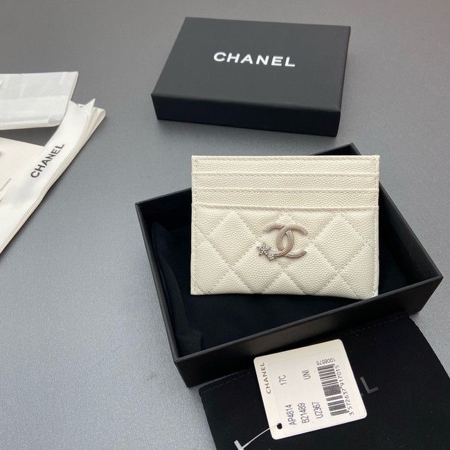 Chanel Classic Card Holder AP4814 Cream