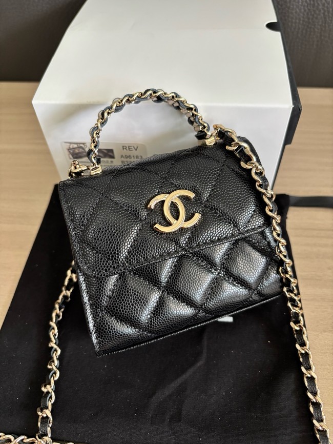 CHANEL Clutch With Chain 96183 black