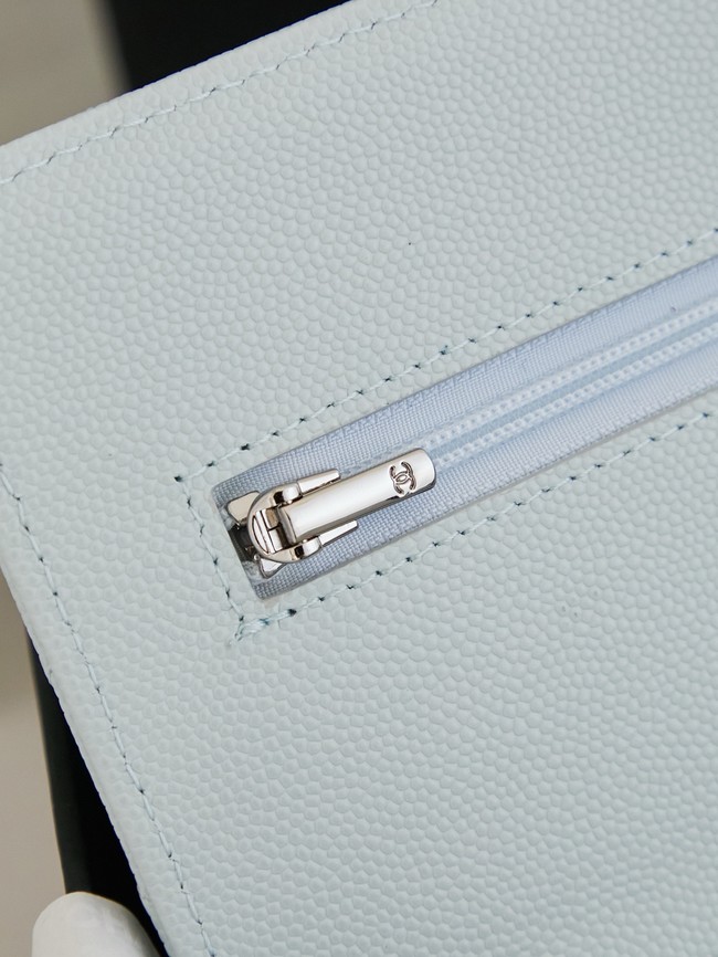 CHANEL Wallet On Chain AP3723 light blue