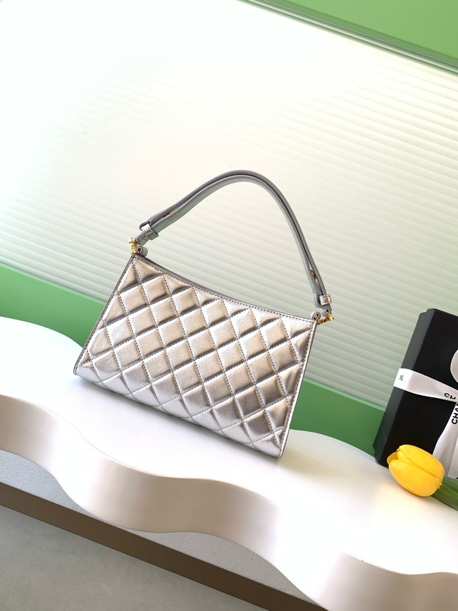 CHANEL Shoulder Bag AS6045 Silver