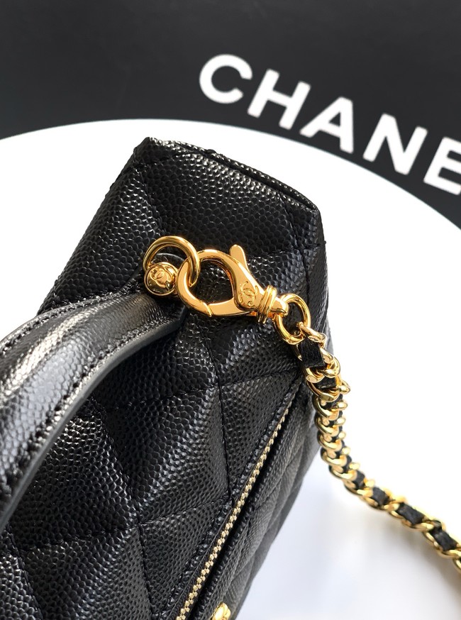 Chanel Vanity with Chain 26C AP4936 black