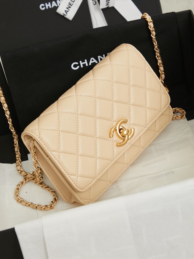 Chanel Wallet On Chain AP3938 Apricot