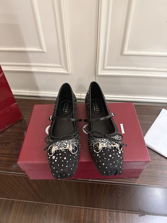 GUCCI Womens Vittoria ballerina 21068-2