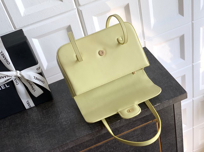 CHANEL Small Flap Bag AS6130 yellow