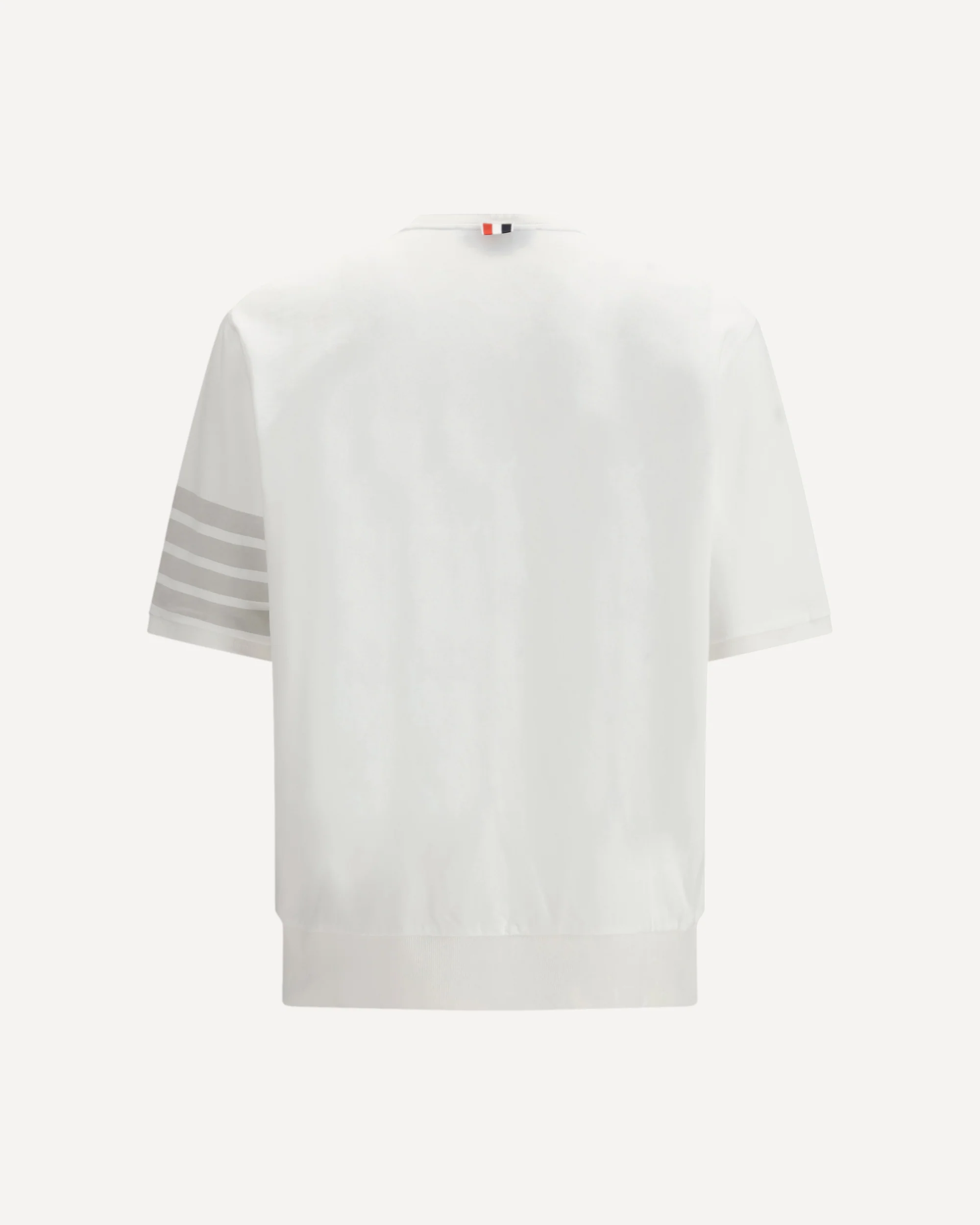4-Bar cotton jersey T-shirt - WHITE | Cheap Luxury Handbags Store,