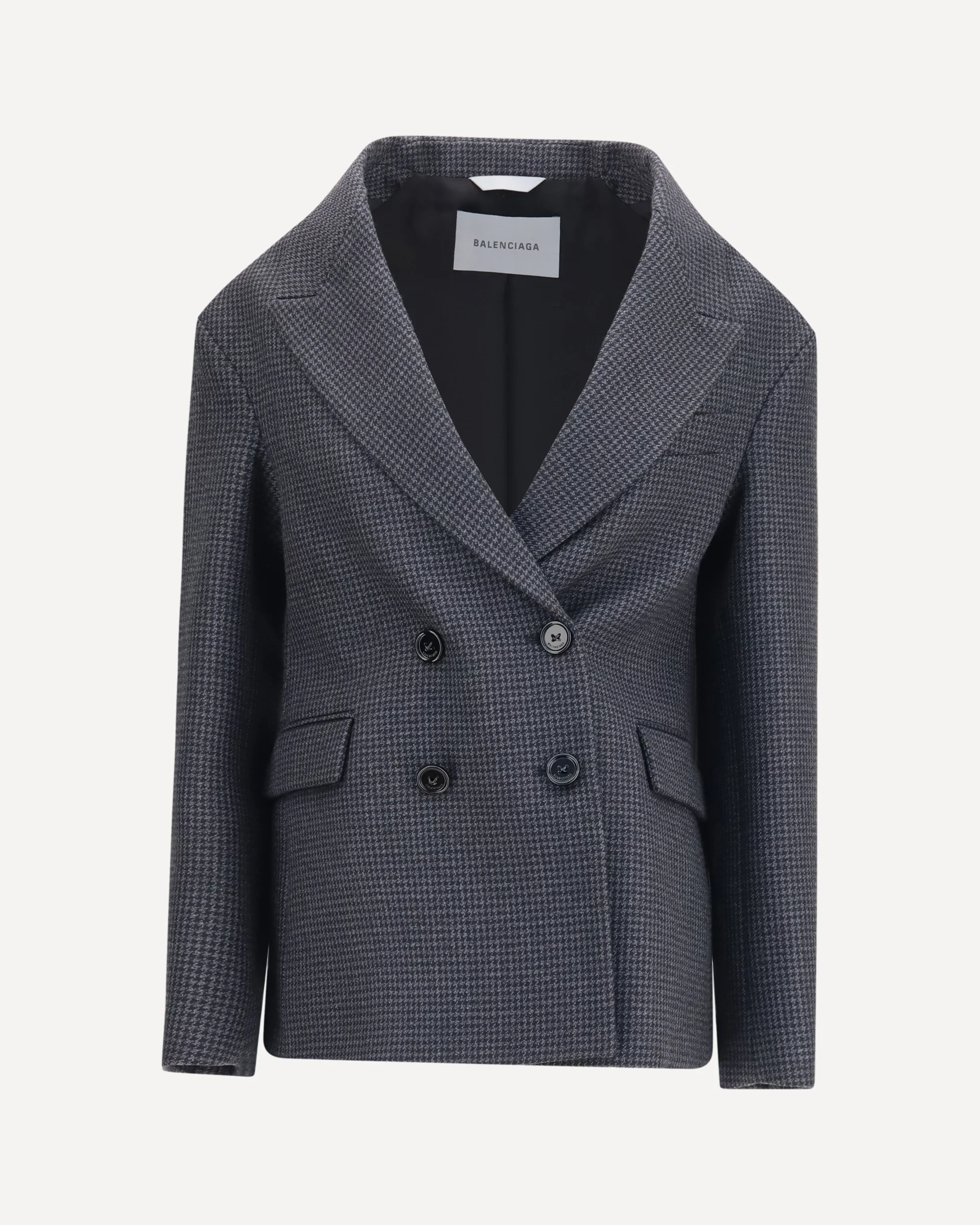 Double-breasted wool Blazer - GREY | Cheap Luxury Handbags Store,