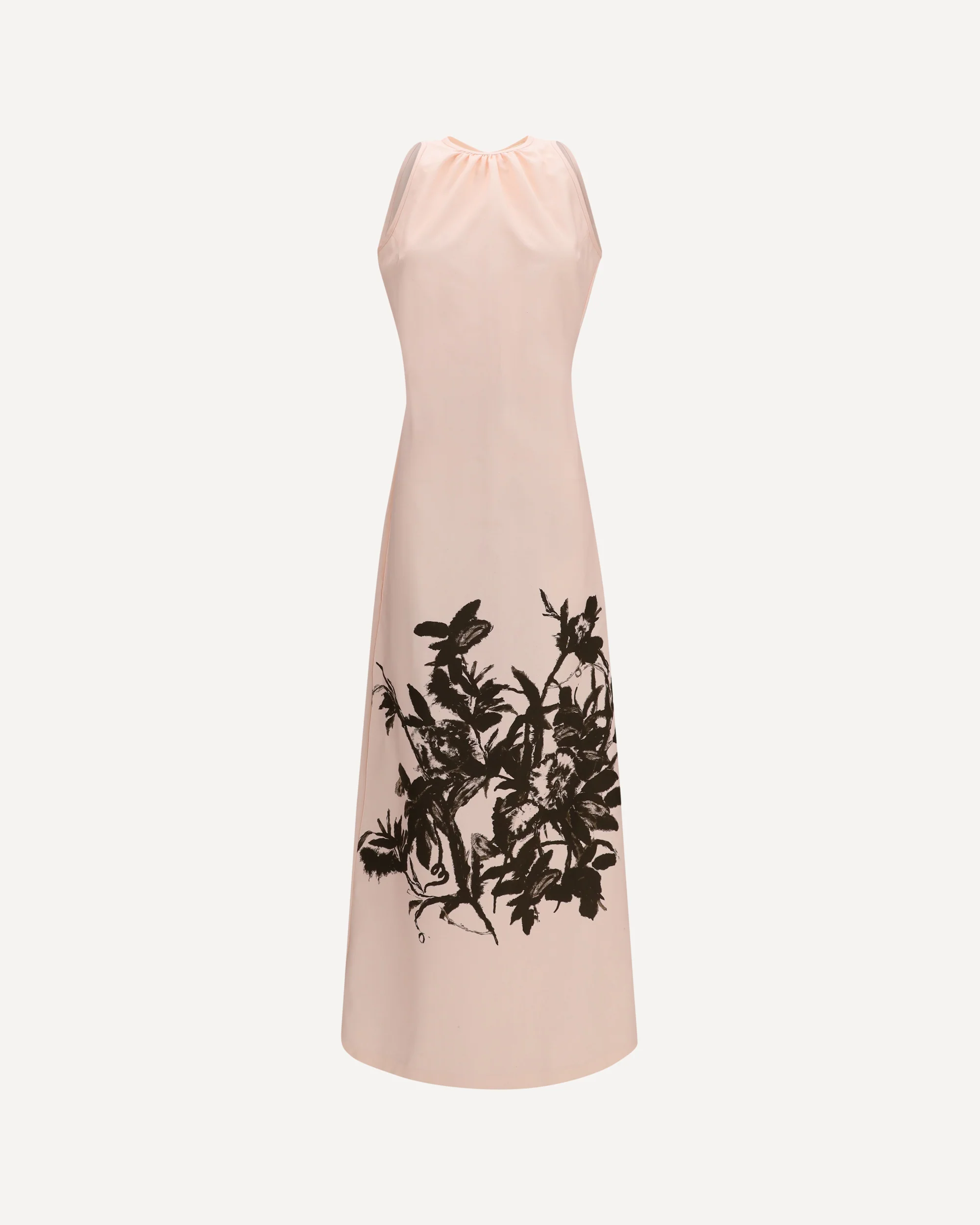 Petunia long Dress in cotton and viscose duchesse - PINK | Cheap Luxury Handbags Store,
