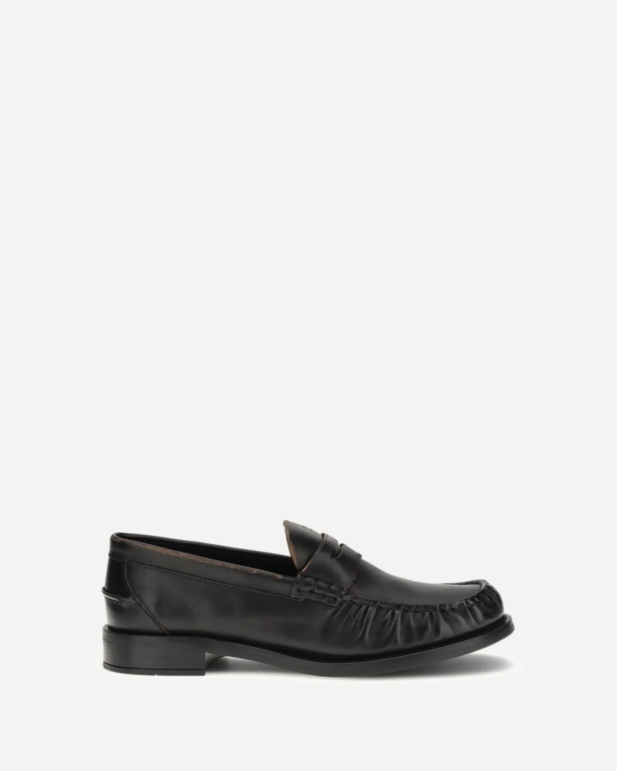 Leather Loafers - BLACK | Cheap Luxury Handbags Store,