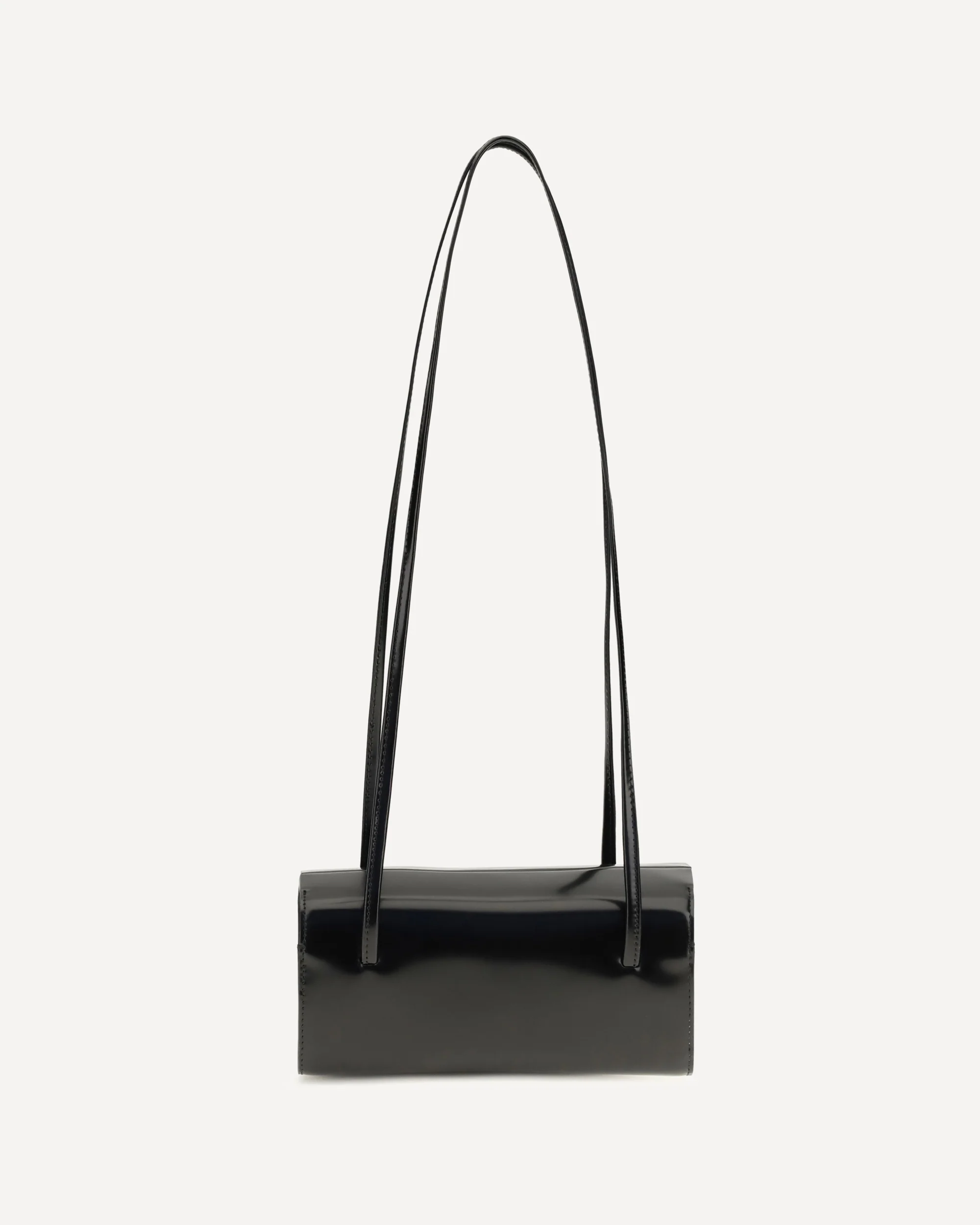 Mie brushed leather Shoulder Bag - BLACK | Cheap Luxury Handbags Store,