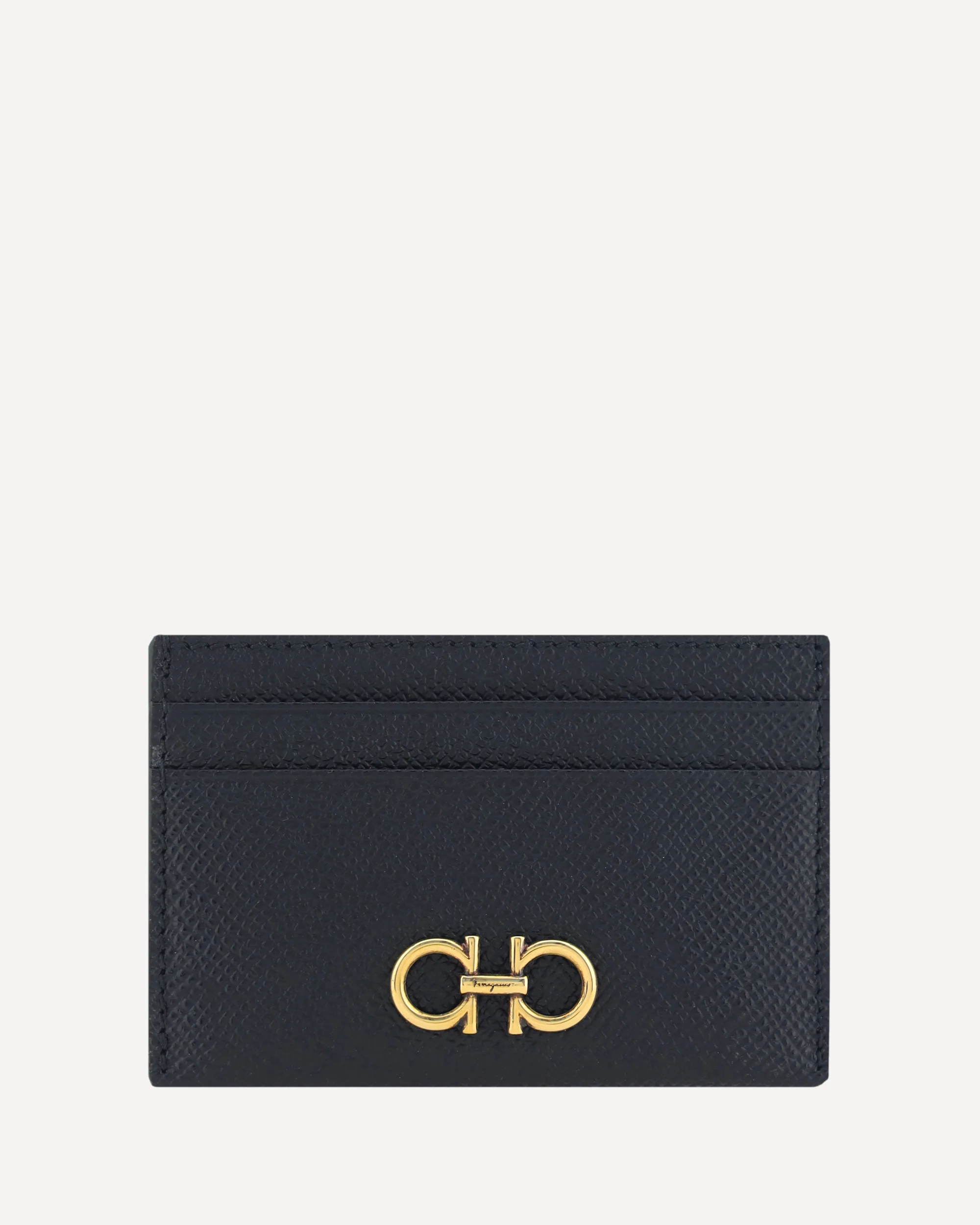 Gancini Card Holder - BLACK | Cheap Luxury Handbags Store,