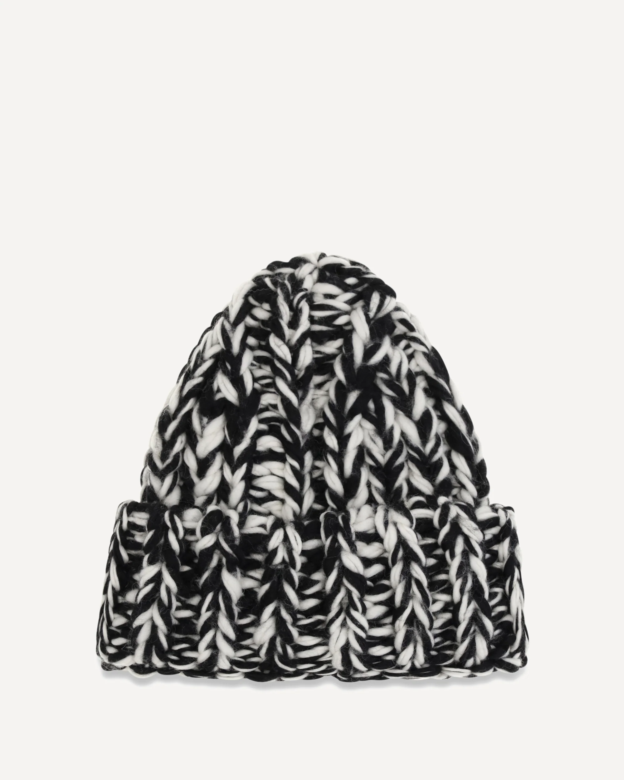XXL wool Knit Beanie - BLACK | Cheap Luxury Handbags Store,