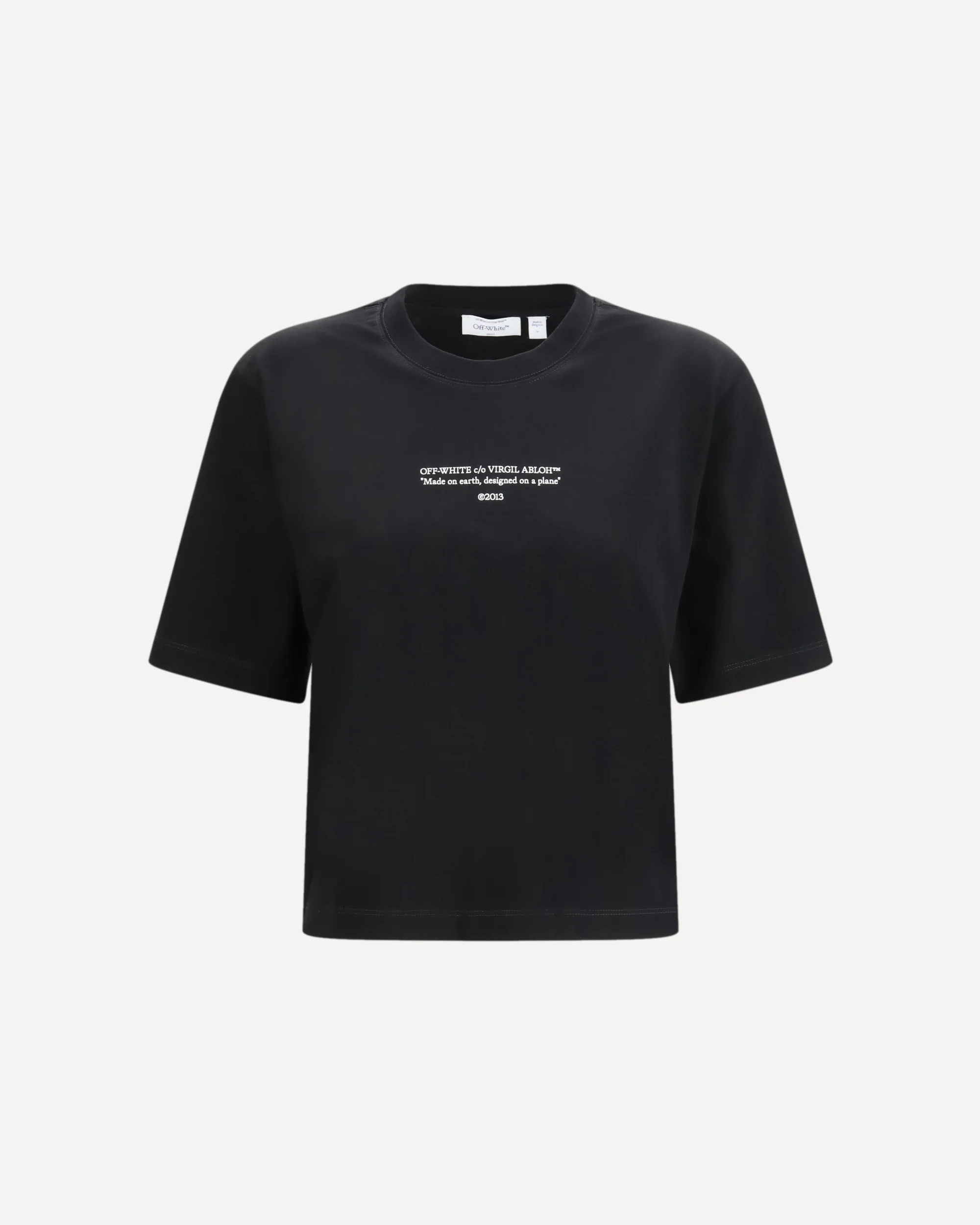 Made on earth, designed on a plane T-shirt - BLACK | Cheap Luxury Handbags Store,