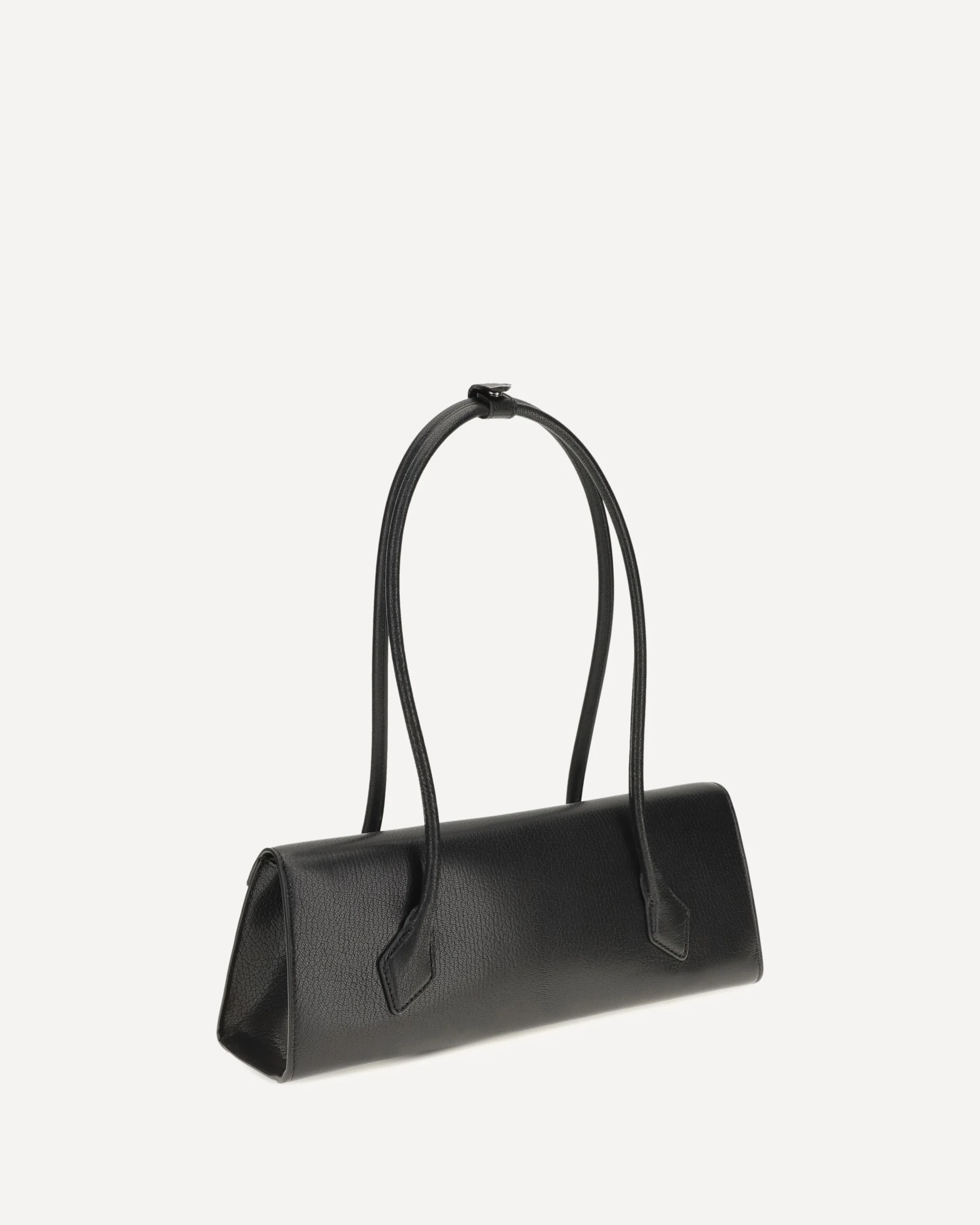Medium Le Teckel Flap Shoulder Bag - BLACK | Cheap Luxury Handbags Store,