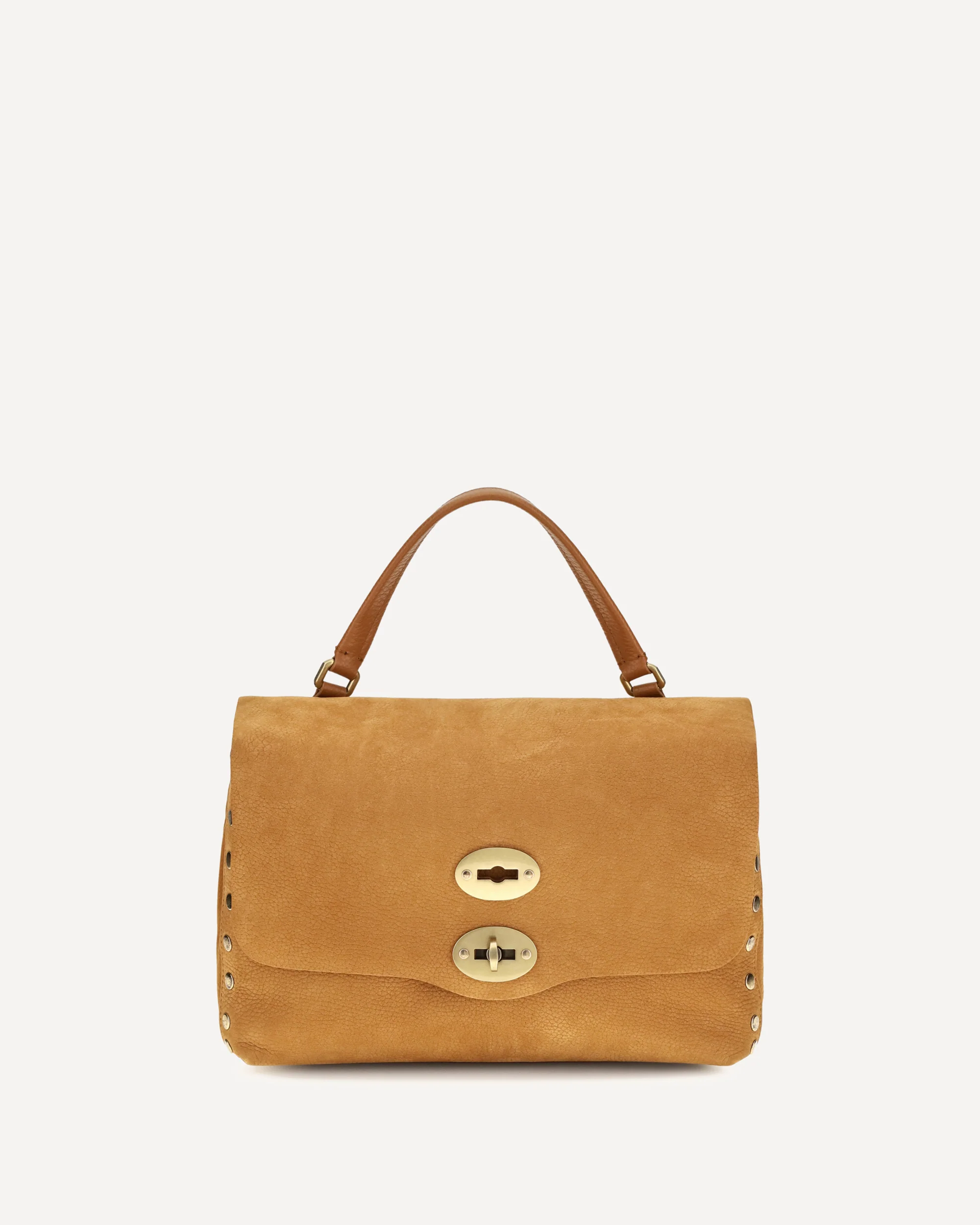 Postina Jones suede Top Handle Bag - BEIGE | Cheap Luxury Handbags Store,